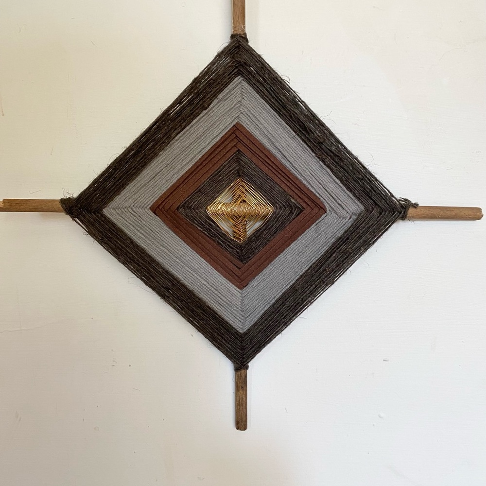 Handwoven 7x7 ( sticks 14”x14”)